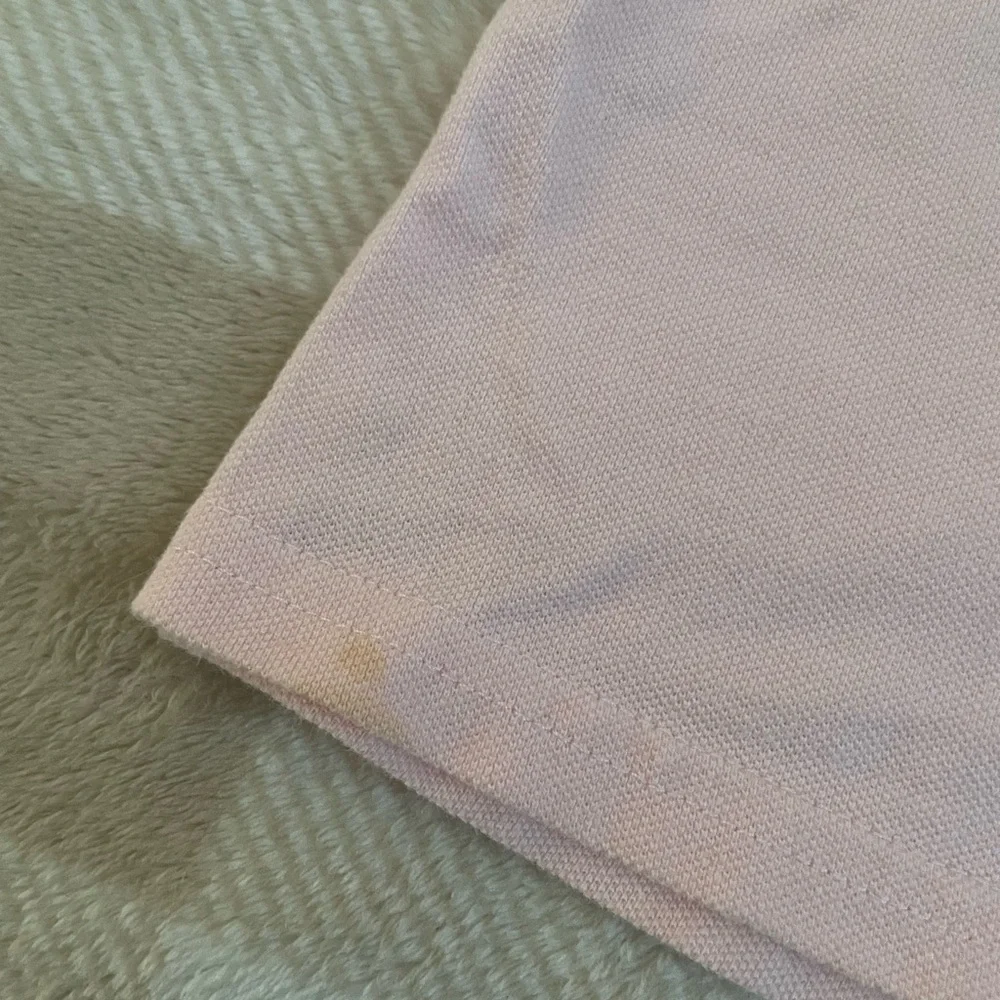 Basic Editions Light Pink Halter Neck Sleeveless Polo Shirt Basic Editions 6/6X - Picture 2 of 7